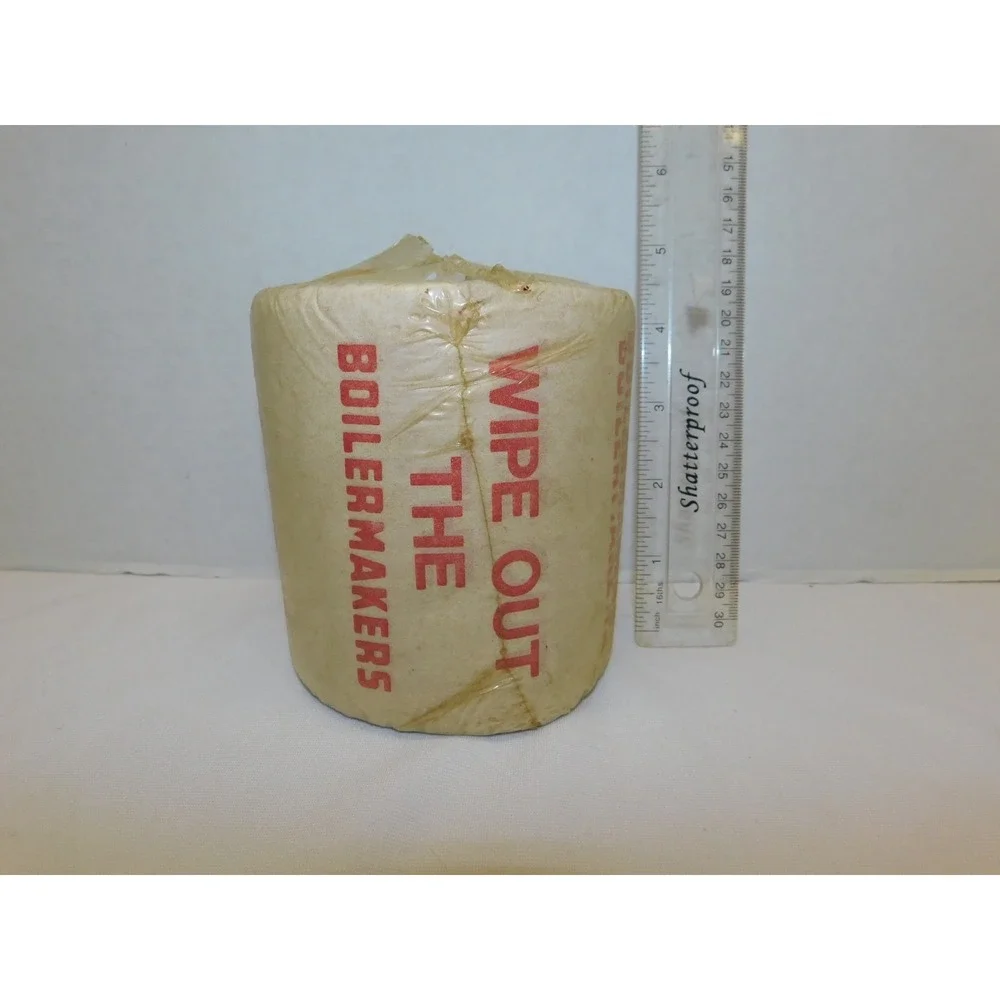 WIPE Out The Boilermakers Toilet Paper Roll Indiana Hoosiers Pride Gag Gift